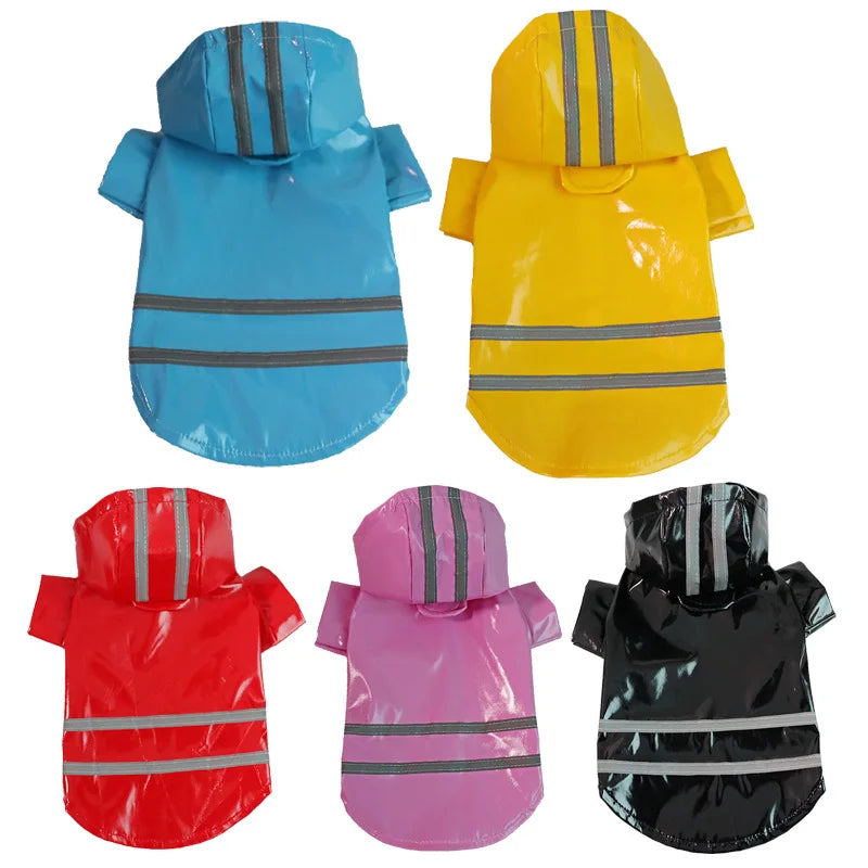 Reflective Waterproof Pet Raincoat