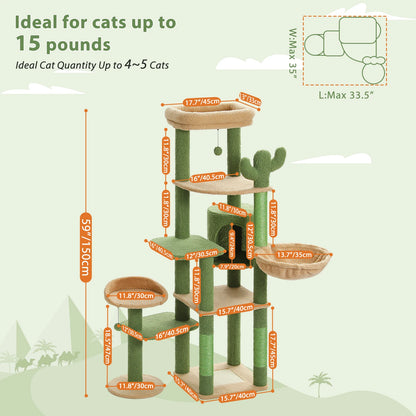 "Purrfect Perches" Cat Tree