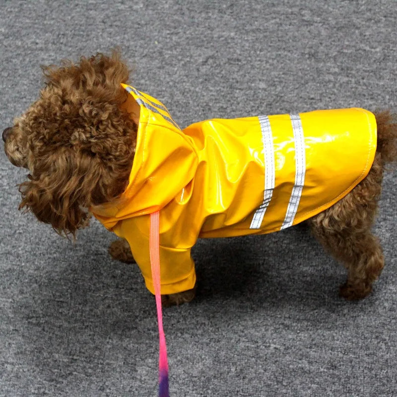 Reflective Waterproof Pet Raincoat