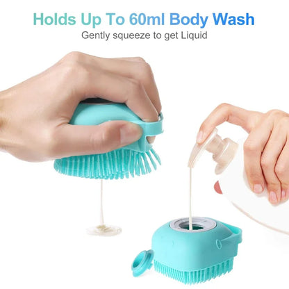 Silicone Pet Wash & Massage Brush