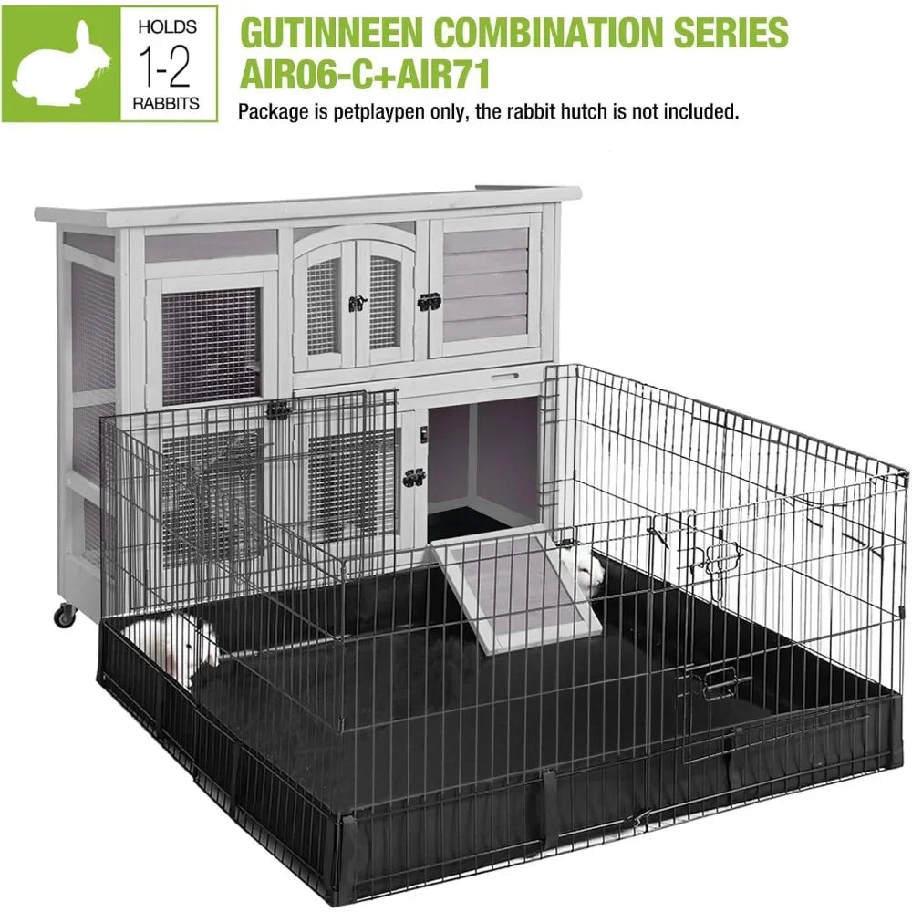 HoppyHome Bunny Cage on Wheels