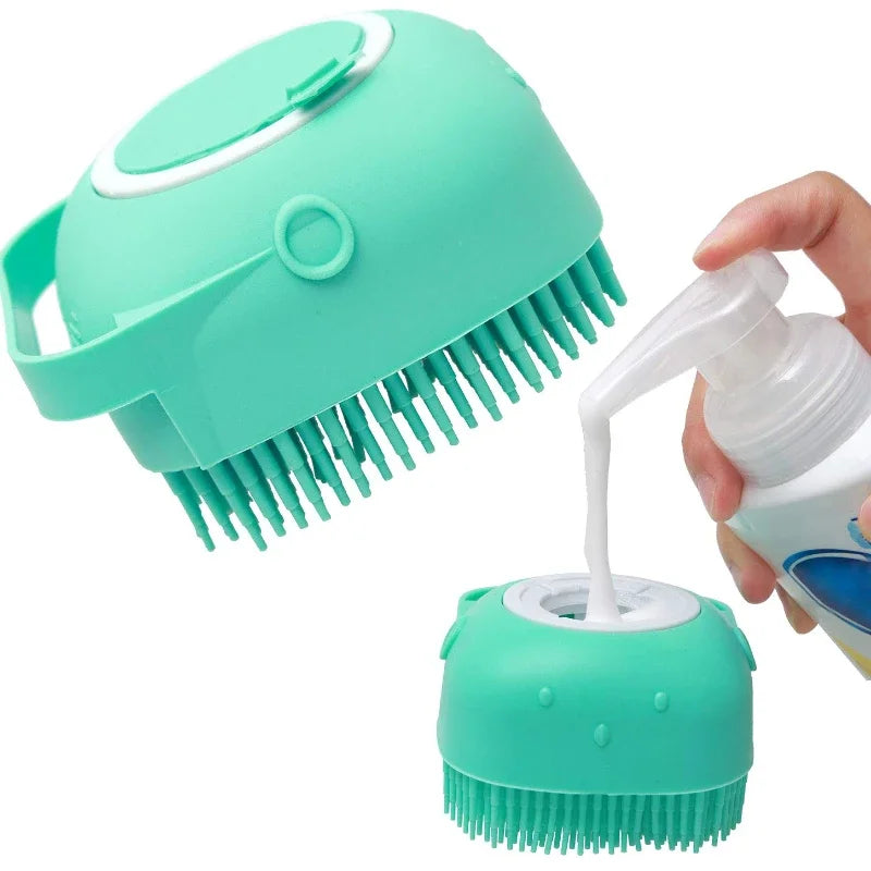 Silicone Pet Wash & Massage Brush