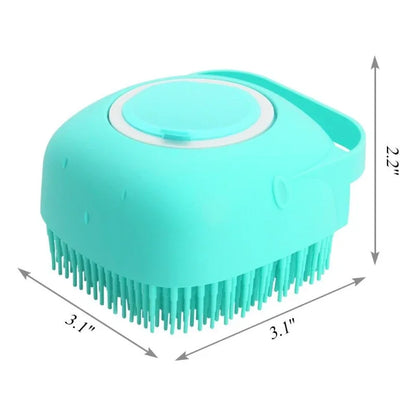 Silicone Pet Wash & Massage Brush