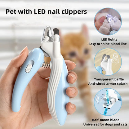 LED Pet Nail Clippers & Electric Nail Grinder