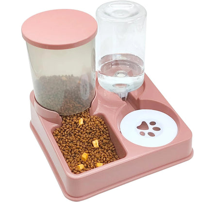 Pawsome 2-in-1 Tilted Feeder & Waterer Set