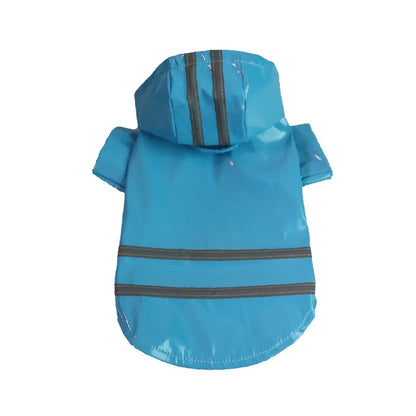 Reflective Waterproof Pet Raincoat