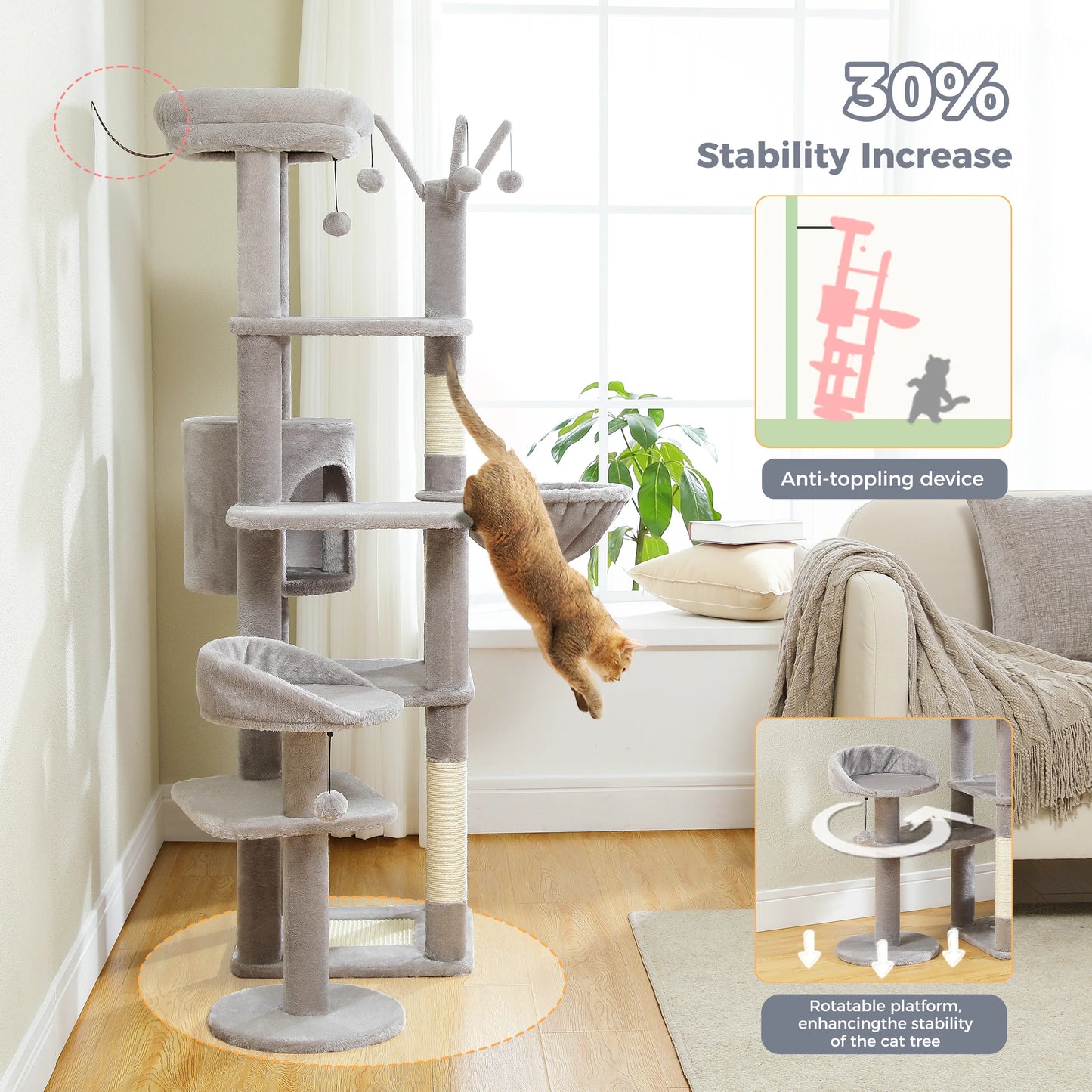 "Purrfect Perches" Cat Tree