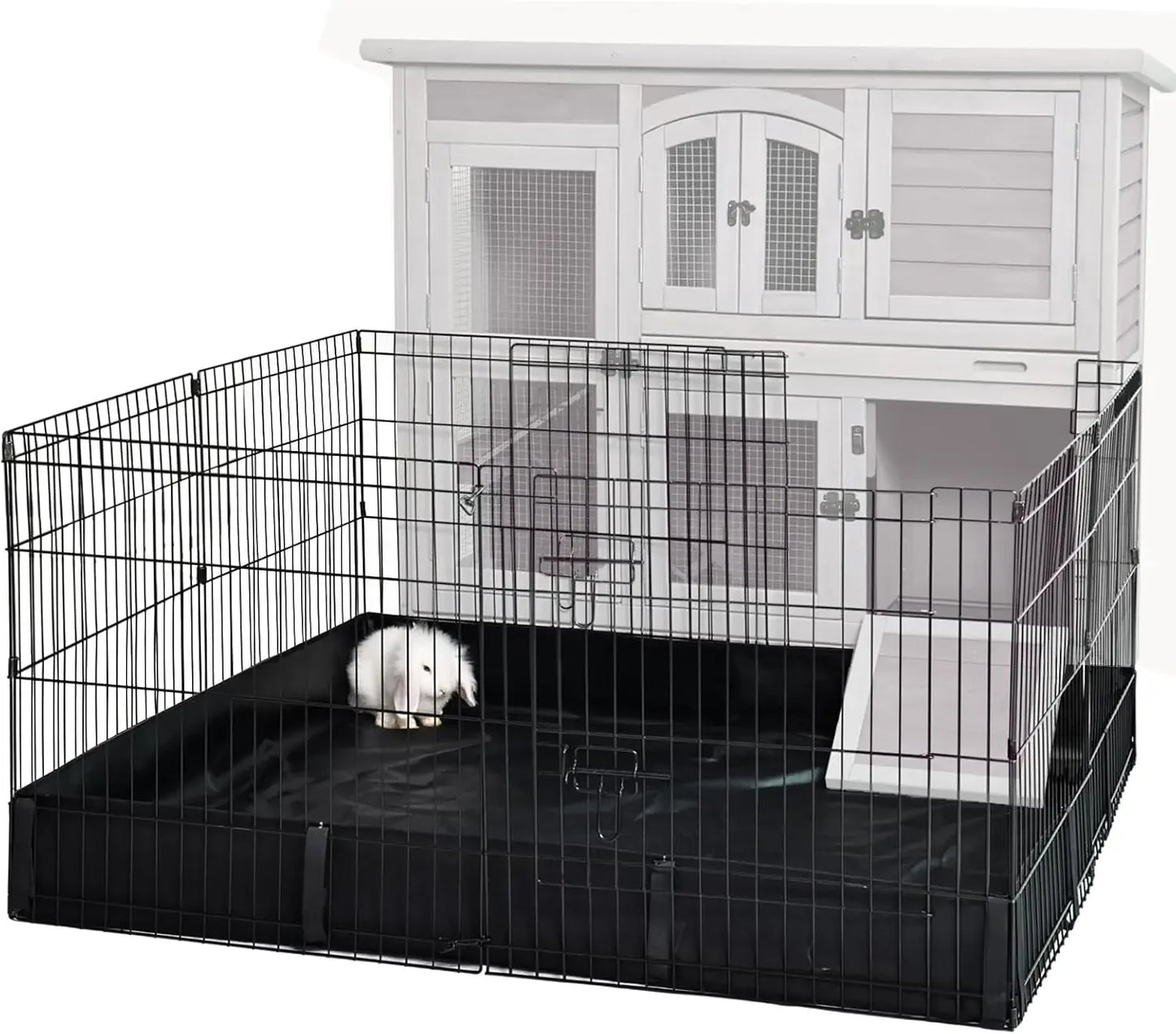 HoppyHome Bunny Cage on Wheels