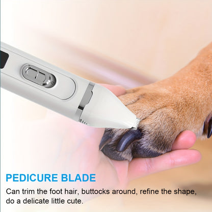 4-in-1 Rechargeable Dog & Cat Grooming Clipper Kit